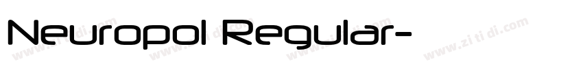 Neuropol Regular字体转换